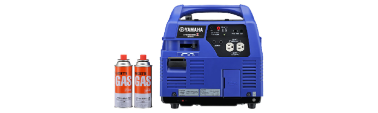 カセットガス発電機レンタル｜YAMAHA(ヤマハ)／EF900iSGB｜名古屋 浜松 藤枝 静岡